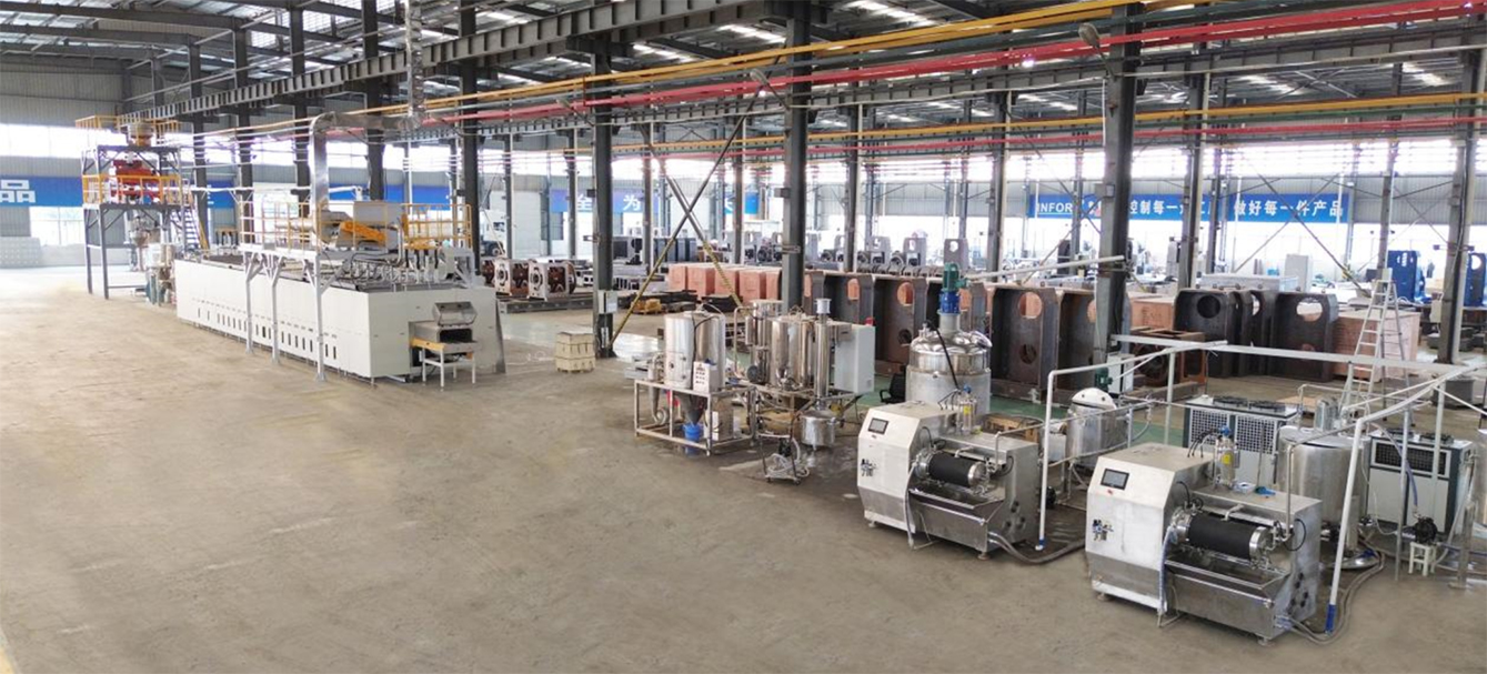  Panoramic view of test line